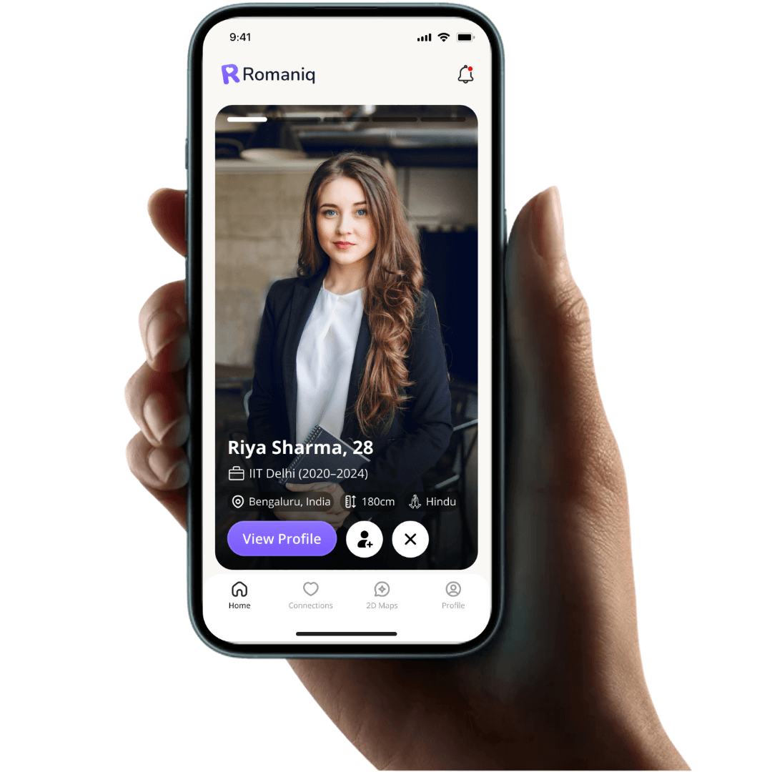 Romaniq App Mockup